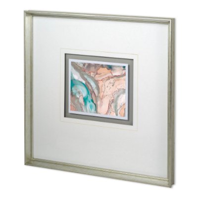 11845 - Gatineau II by Mercana Studio a Hand Embellished Textured Framed Art Print Matted under Glass