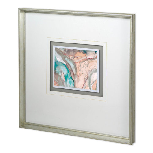 11845 - Gatineau II by Mercana Studio a Hand Embellished Textured Framed Art Print Matted under Glass
