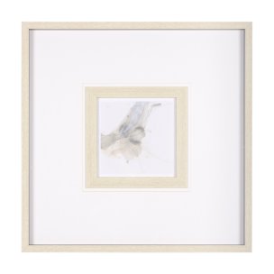 Vapor VI by June Vess a Hand Embellished Textured Framed Art Print Matted under Glass