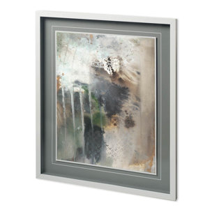 Canyon Seasons IV by Joyce Combs a Hand Embellished Textured Framed Art Print Matted under Glass