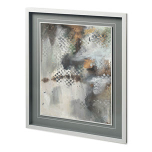 Canyon Seasons III by Joyce Combs a Hand Embellished Textured Framed Art Print Matted under Glass