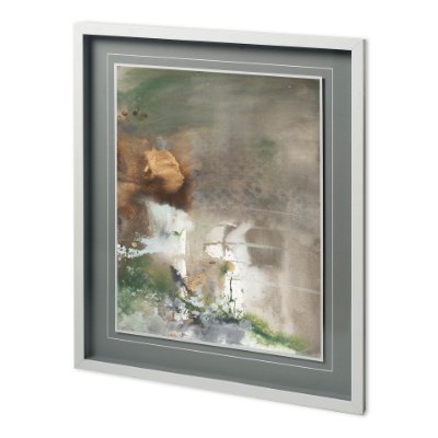 11813 - Canyon Seasons II by Joyce Combs a Hand Embellished Textured Framed Art Print Matted under Glass