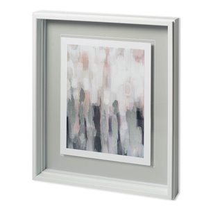 Blushing I by Karen Lorena Parker a Hand Embellished Textured Framed Art Print Matted under Glass