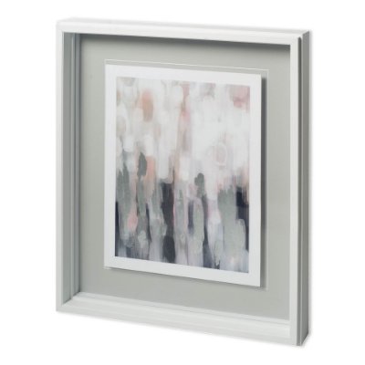 11665 - Blushing I by Karen Lorena Parker a Hand Embellished Textured Framed Art Print Matted under Glass