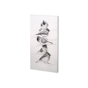 Tutti I by Mercana Studio a Hand Embellished Textured Canvas