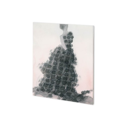 100888-S - Tulle and Drapery I by Mercana Studio a Hand Embellished Textured Canvas