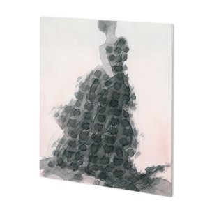 Tulle and Drapery I by Mercana Studio a Hand Embellished Textured Canvas
