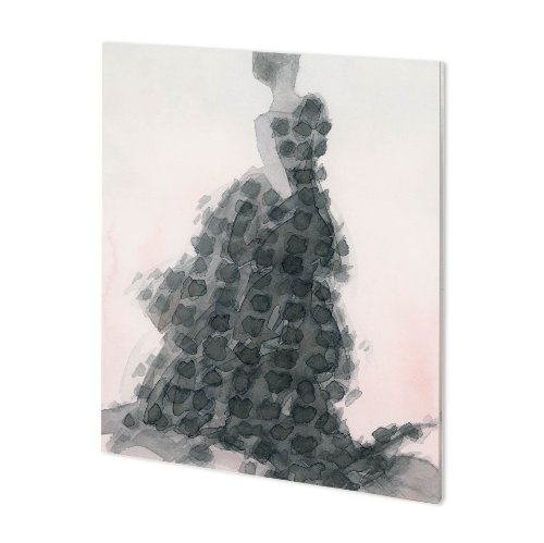 100888-L - Tulle and Drapery I by Mercana Studio a Hand Embellished Textured Canvas
