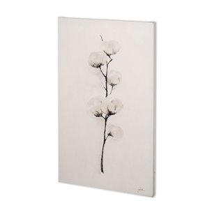 Snow Greetings II by Mercana Studio a Hand Embellished Textured Canvas