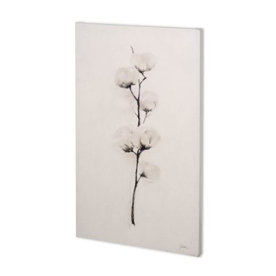 100886-L - Snow Greetings II by Mercana Studio a Hand Embellished Textured Canvas