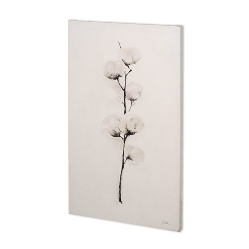 100886-L - Snow Greetings II by Mercana Studio a Hand Embellished Textured Canvas