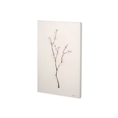 100885-S - Snow Greetings I by Mercana Studio a Hand Embellished Textured Canvas