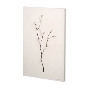Snow Greetings I by Mercana Studio a Hand Embellished Textured Canvas