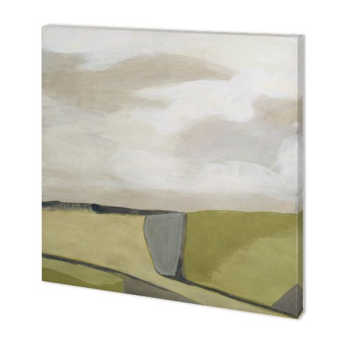 100861-L - Far Fields II by June Vess a Hand Embellished Textured Canvas