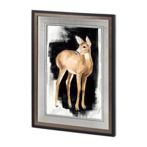 Custom Nocturnal II by Grace Popp a Hand Embellished Textured Framed Art Print Matted under Glass