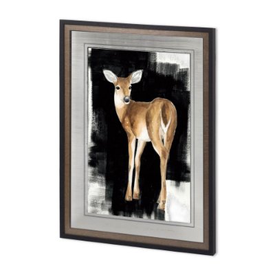 11406 - Custom Nocturnal I by Grace Popp a Hand Embellished Textured Framed Art Print Matted under Glass