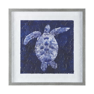 Sea Turtle Shadow Framed Series