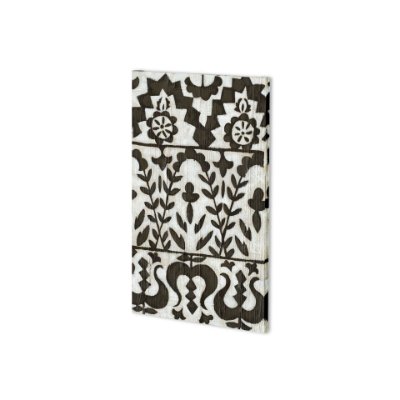 100836-S - Flamenco Pattern II by Chariklia Zarris a Hand Embellished Textured Canvas