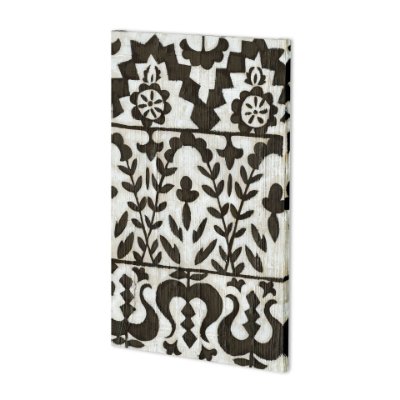 100836-L - Flamenco Pattern II by Chariklia Zarris a Hand Embellished Textured Canvas