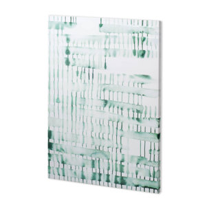 Barred I by Grace Popp a Hand Embellished Textured Canvas