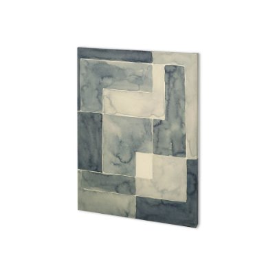 100796-S - Blockade II by Vanna Lam a Hand Embellished Textured Canvas