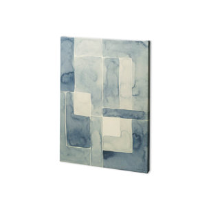 Blockade I by Vanna Lam a Hand Embellished Textured Canvas