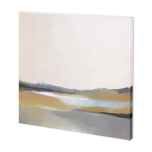 Grey Dunes II by Alison Jerry a Hand Embellished Textured Canvas