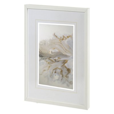 11808 - Confluence by Corrie LaVelle a Hand Embellished Textured Framed Art Print Matted under Glass