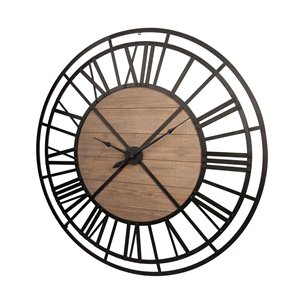 Lewiston 59" Round Oversized+ Industrial Wall Clock