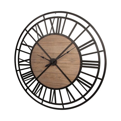 67727 - Lewiston 59" Round Oversized+ Industrial Wall Clock