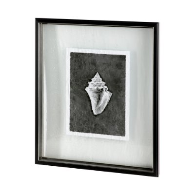 12035 - Dark Coastal I by Mercana Studio a Hand Embellished Textured Framed Art Print Matted under Glass