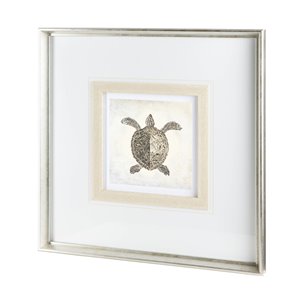 Vintage Sea Turtle by Mercana Studio a Framed Art Print Matted under Glass