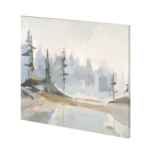 Misty Moraine by Julie Devine a Hand Embellished Textured Canvas