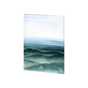 Plane View I by Grace Popp a Hand Embellished Textured Canvas