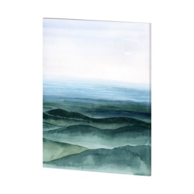 100841-L - Plane View I by Grace Popp a Hand Embellished Textured Canvas