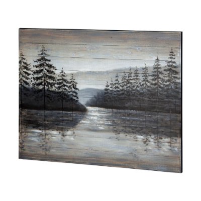 67723 - Sunset Narrows 48x36 Original Hand Painted on Wood Oil Painting