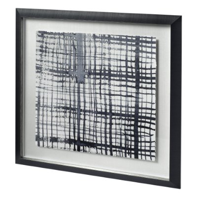 11793 - Custom Stylus I by Chariklia Zarris a Hand Embellished Textured Framed Art Print Matted under Glass