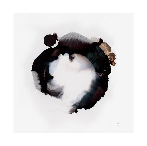 100778-L - In Memoriam II by Mercana Studio a Hand Embellished Textured Canvas