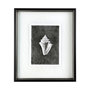 12035 - Dark Coastal I by Mercana Studio a Hand Embellished Textured Framed Art Print Matted under Glass