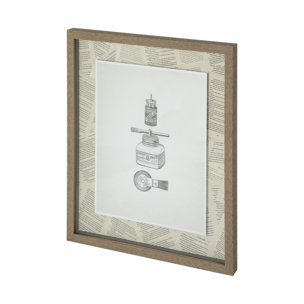 Glued by Sam Appleman a Framed Art Print Matted under Glass