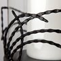 67872 - Cutlass I Set of Two Black Metal Base Table Candle Holders