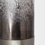 67944 - Baltic I Tall White Brushed Silver Metal Bottom Glass Vase