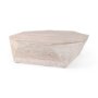 50510 - Esagono Octagonal Reclaimed Wood Coffee Table w/ Storage