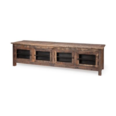 67739 - Wilton II Reclaimed Wood and Metal Media Console
