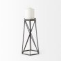 67887 - Sixx II Large Antiqued Metal Hexagonal Table Candle Holder 
