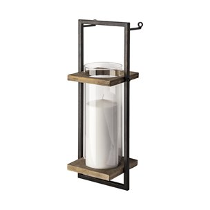 Milton Rustic wall mounted candle holder