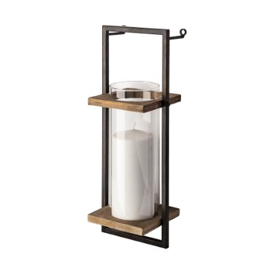 67973 - Milton Rustic wall mounted candle holder