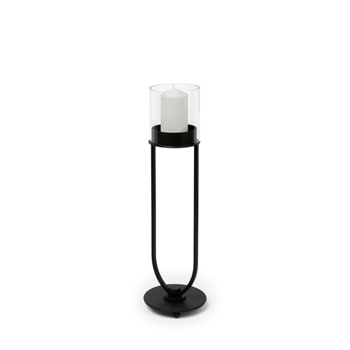 67811 - Salah I Small Black Iron Table Candle Holder 