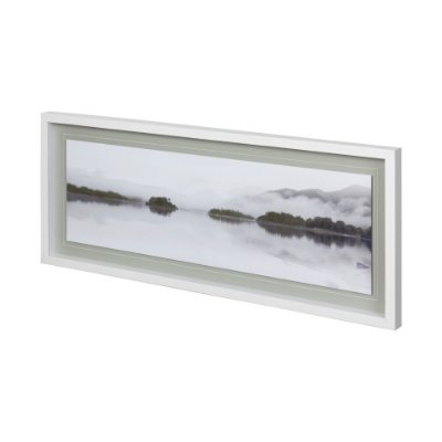 12062 - Lakeside Reflections-Fade by John Harper Hand Embellished Framed Art Photo Matted under Glass