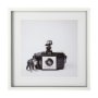 12081 - Monkeys & Vintage Camera by Susannah Tucker Photography a Framed Photo Art Print Matted under Glass